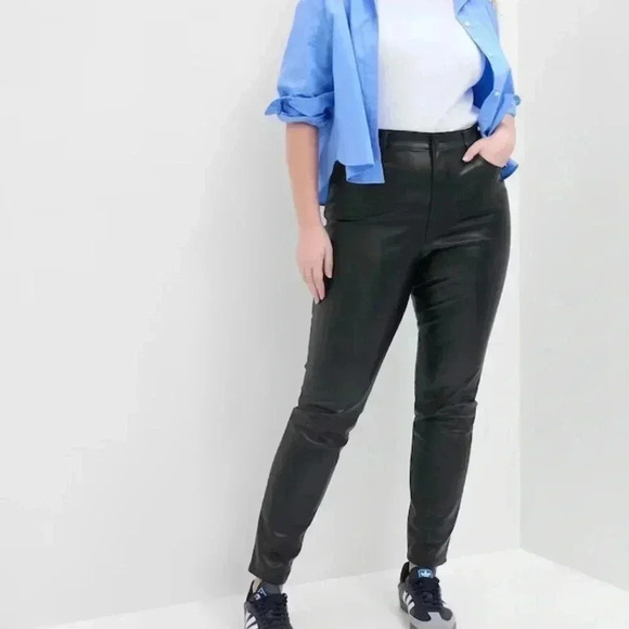 GAP High Rise Universal Vegan-Leather Leggings NWT - Picture 1 of 5
